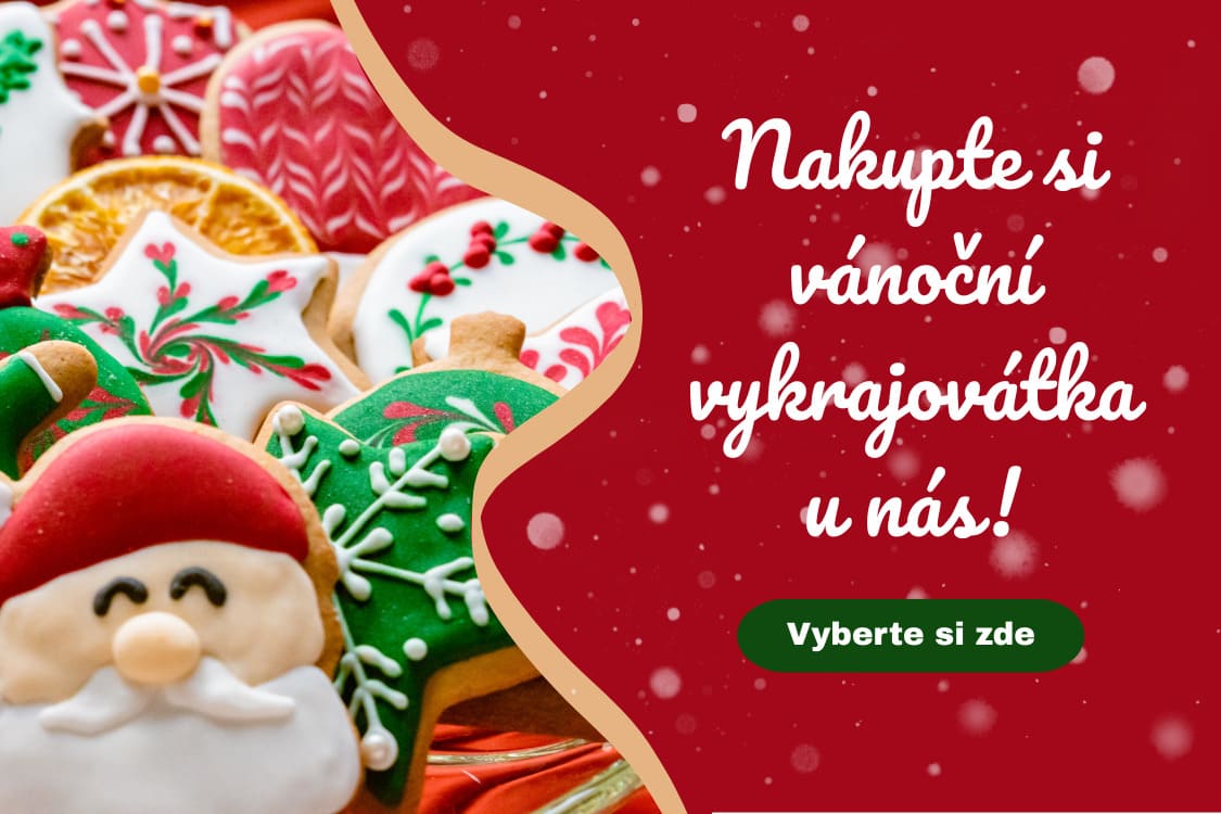 Banner vánoční vykrajovátka sladkakuchyne.cz cukrářské potřeby